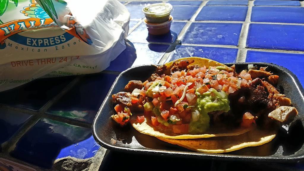 Vallarta Express | restaurant | 4277 Genesee Ave, San Diego, CA 92117, USA | 8585696945 OR +1 858-569-6945