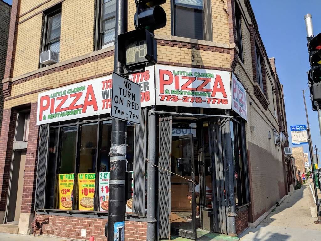 Little Clown Pizza | restaurant | 2801 N Central Park Ave, Chicago, IL 60618, USA | 7732767776 OR +1 773-276-7776