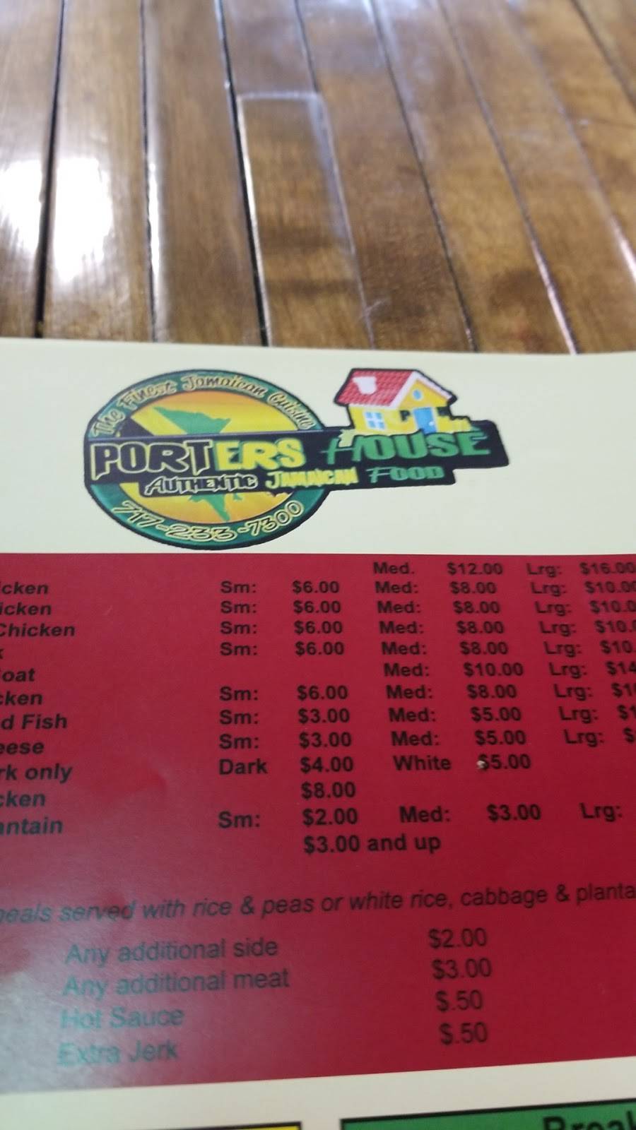 Porters House | restaurant | 1233 N 3rd St, Harrisburg, PA 17102, USA | 7172337300 OR +1 717-233-7300