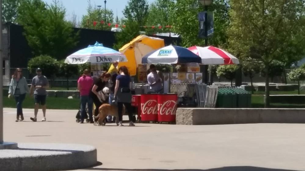 Mr. & Mrs. Hotdog stand | meal takeaway | 801 W Washington St, Indianapolis, IN 46204, USA | 3174130483 OR +1 317-413-0483