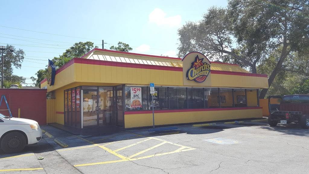 Churchs Chicken | restaurant | 3510 Central Ave, St. Petersburg, FL 33711, USA | 7273211400 OR +1 727-321-1400