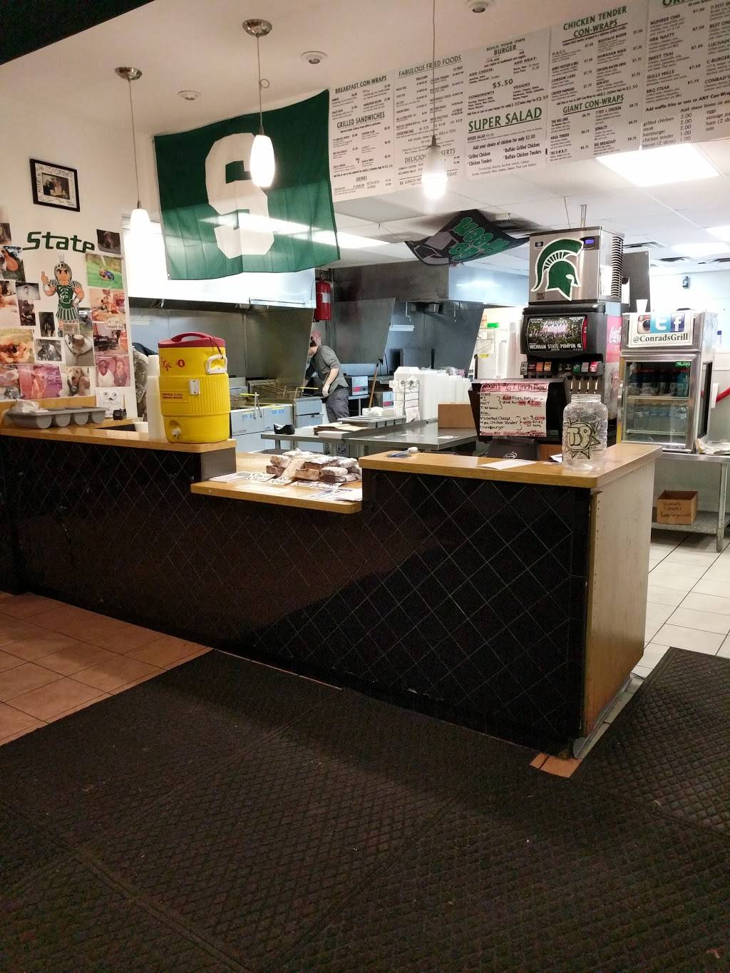 Conrads Grill | meal takeaway | 1219 E Grand River Ave, East Lansing, MI 48823, USA | 5173337104 OR +1 517-333-7104