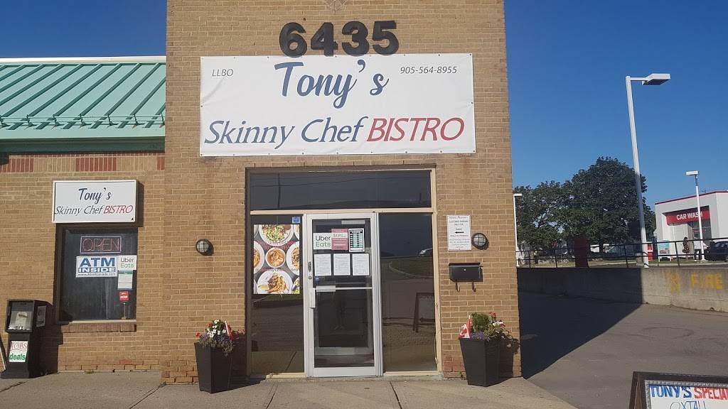 Tonys Skinny Chef Bistro | restaurant | 6435 Dixie Rd Unit 1, Mississauga, ON L6T 1X4, Canada | 9055648955 OR +1 905-564-8955