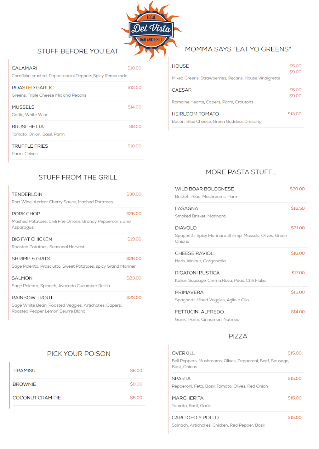 Del Vista Local Bar And Grill | restaurant | 6565 Del Monte Dr, Houston, TX 77057, USA | 7137509259 OR +1 713-750-9259