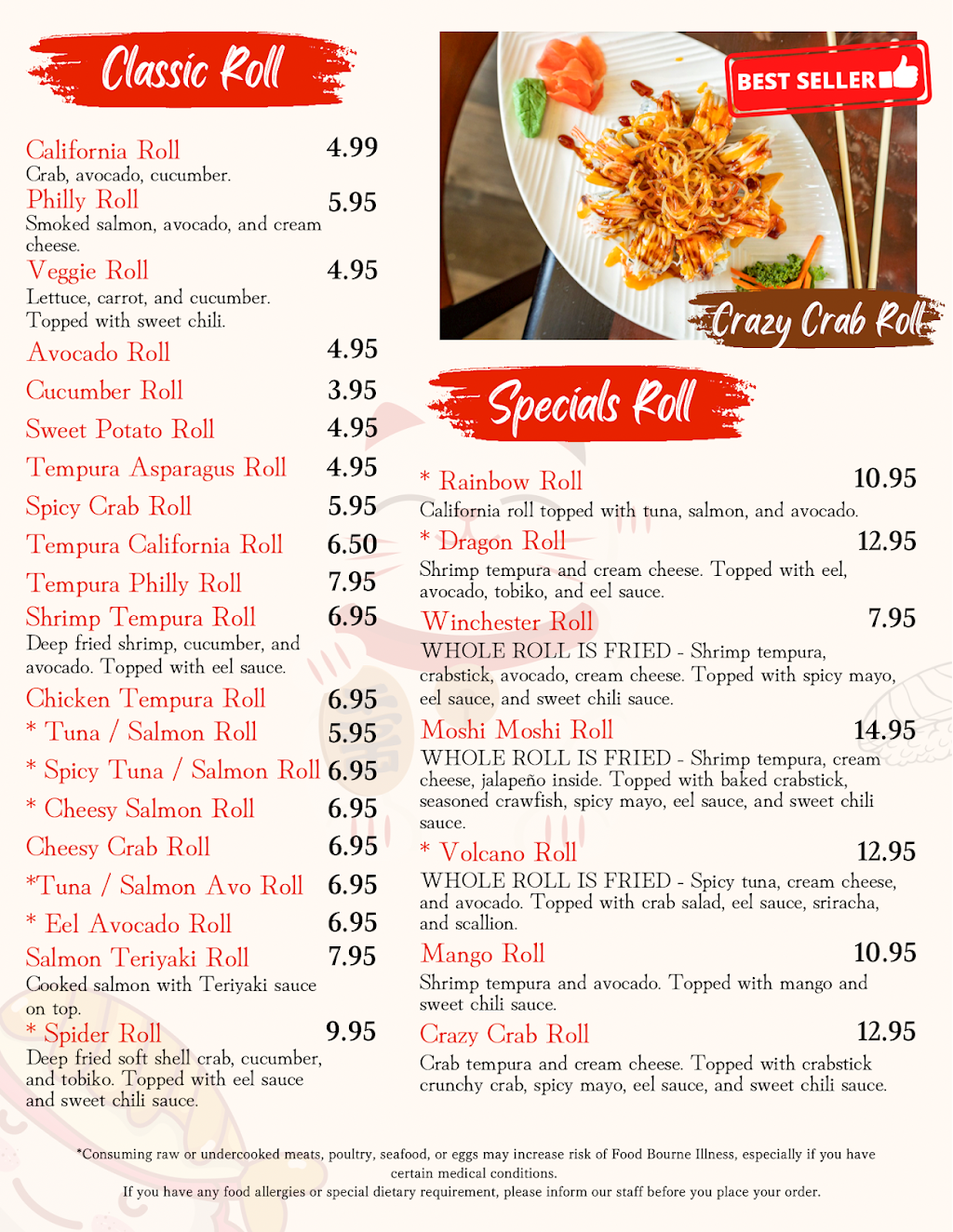 Moshi Moshi Japanese Hibachi Sushi - Burrito | restaurant | 1235 Boardman-Canfield Rd #5, Youngstown, OH 44512, USA | 3307074098 OR +1 330-707-4098