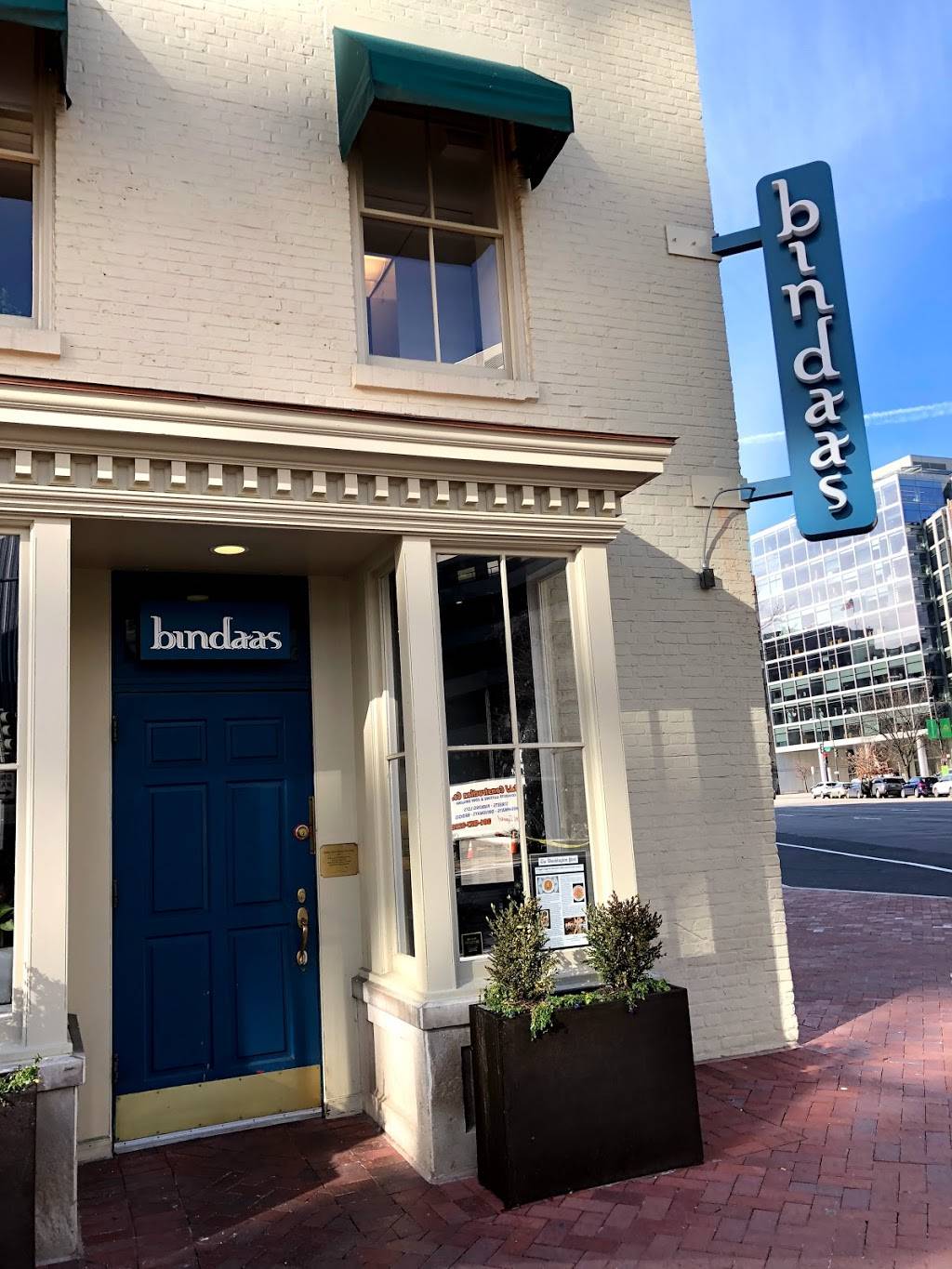 Bindaas | restaurant | 2000 Pennsylvania Ave NW, Washington, DC 20006, USA | 2025164326 OR +1 202-516-4326