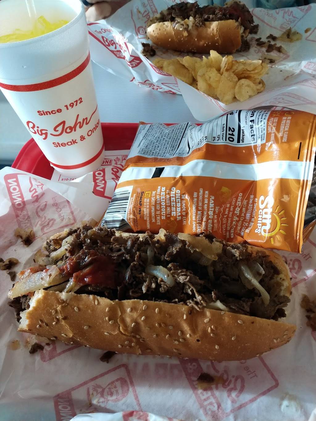 Big John Steak & Onion | restaurant | 4180 W Vienna Rd # 1 # 1, Clio, MI 48420, USA | 8106869420 OR +1 810-686-9420