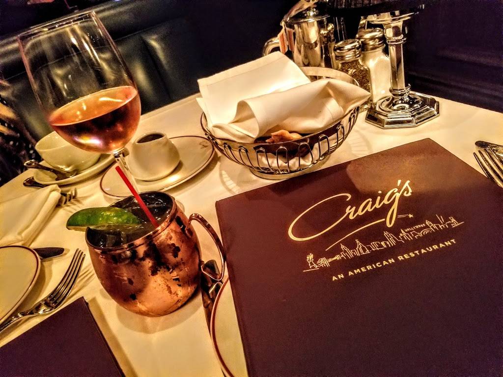 Craigs | restaurant | 8826 Melrose Ave, West Hollywood, CA 90069, USA | 3102761900 OR +1 310-276-1900