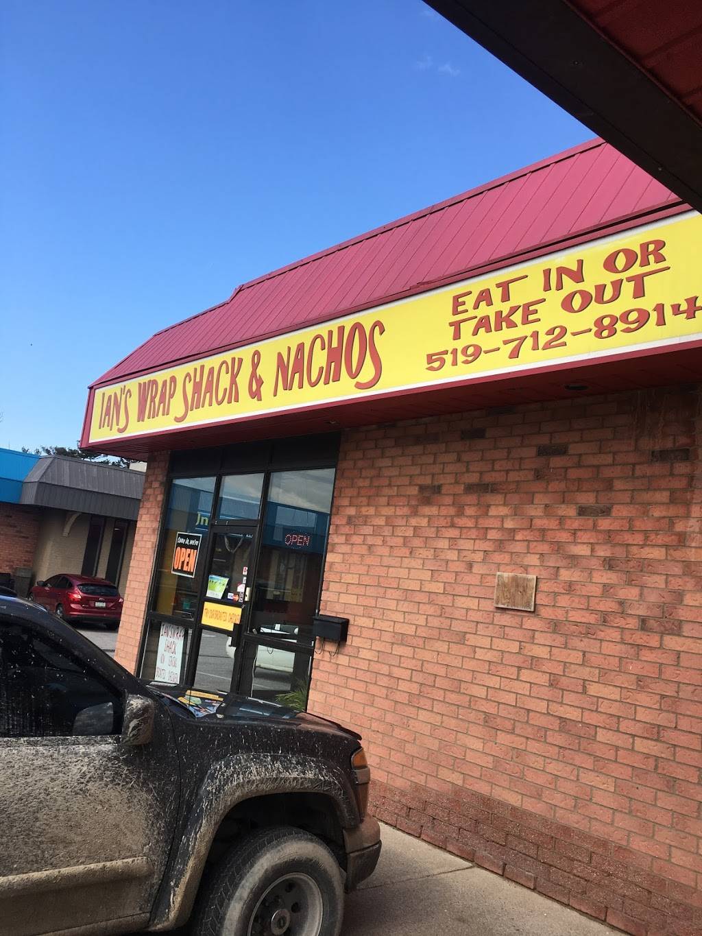Ians Wrap Shack & Nachos | restaurant | 44 Main St E, Kingsville, ON N9Y 1A2, Canada | 5197128914 OR +1 519-712-8914