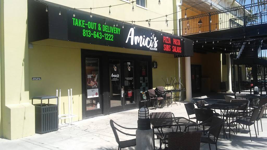 Amicis Pizza & Pasta | meal delivery | 16132 Churchview Dr #115, Lithia, FL 33547, USA | 8136431222 OR +1 813-643-1222