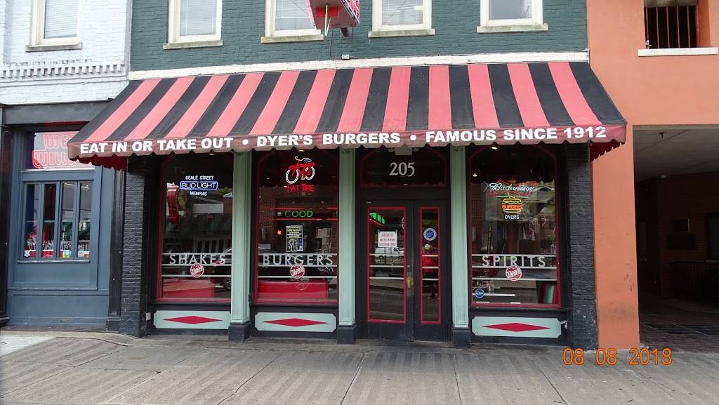 Dyers Burgers | restaurant | 205 Beale St, Memphis, TN 38103, USA | 9015273937 OR +1 901-527-3937