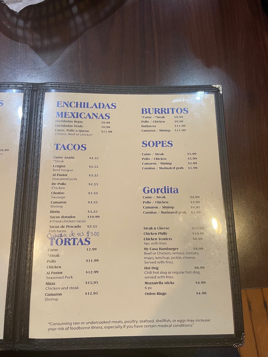 My Casa Restaurant | restaurant | 2018 College Ave, Fredericksburg, VA 22401, USA | 5407517306 OR +1 540-751-7306