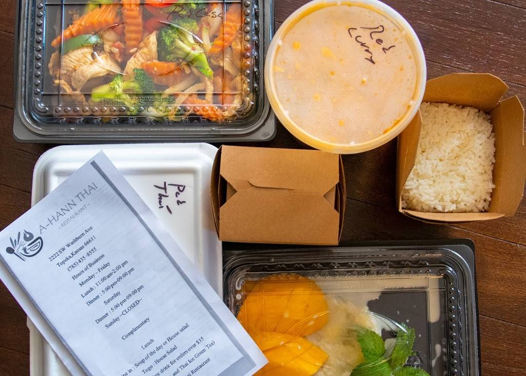 A-Hann Thai | restaurant | 2222 SW Washburn Ave, Topeka, KS 66604, USA | 7854358555 OR +1 785-435-8555