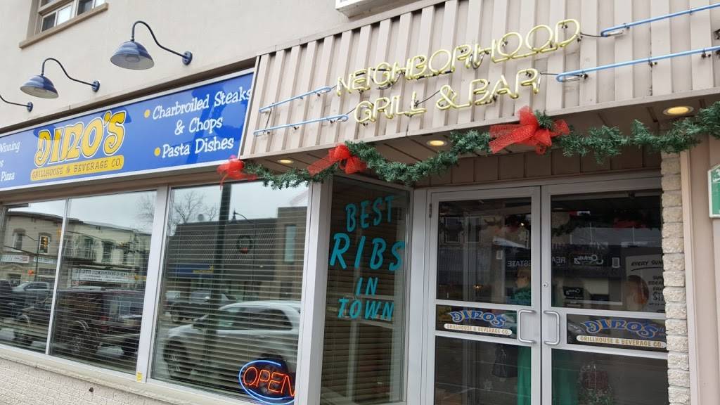 Dinos Grillhouse | restaurant | 15 King St W, Ingersoll, ON N5C 2J2, Canada | 5194250937 OR +1 519-425-0937