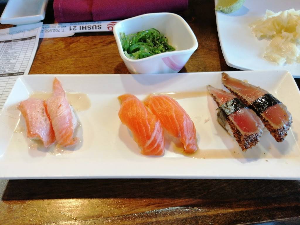 Sushi 21 | restaurant | 4965 W Tropicana Ave #102, Las Vegas, NV 89103, USA | 7029522500 OR +1 702-952-2500