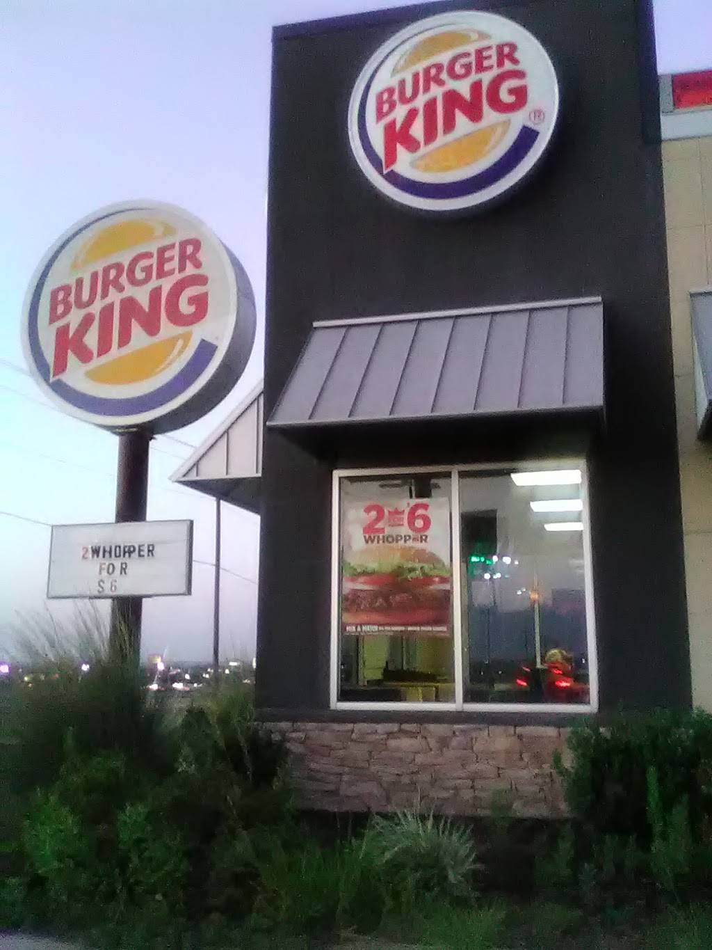 Burger King | restaurant | 15705 S IH 35 Frontage Rd, Buda, TX 78610, USA | 5122952249 OR +1 512-295-2249