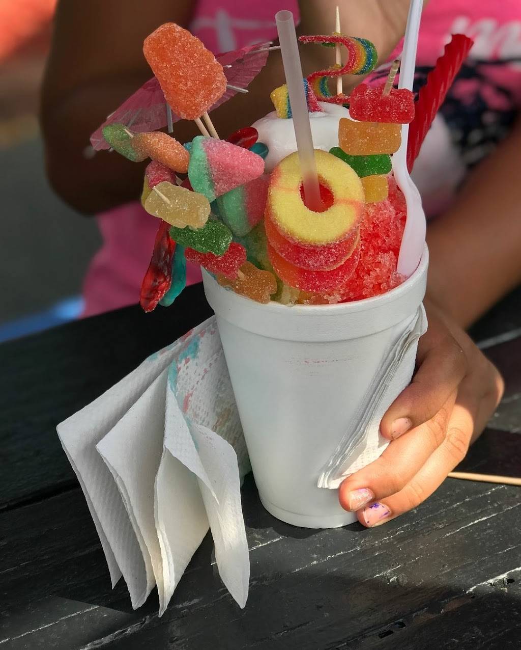 Tiki-Kone Snowcones & Treats | restaurant | 2512 1/2 E Broadway St, Pearland, TX 77581, USA | 8325733782 OR +1 832-573-3782