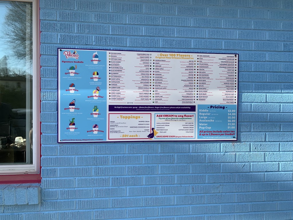 Pelicans SnoBalls - Woodstock | restaurant | 8099 Main St, Woodstock, GA 30188, USA | 6785406441 OR +1 678-540-6441