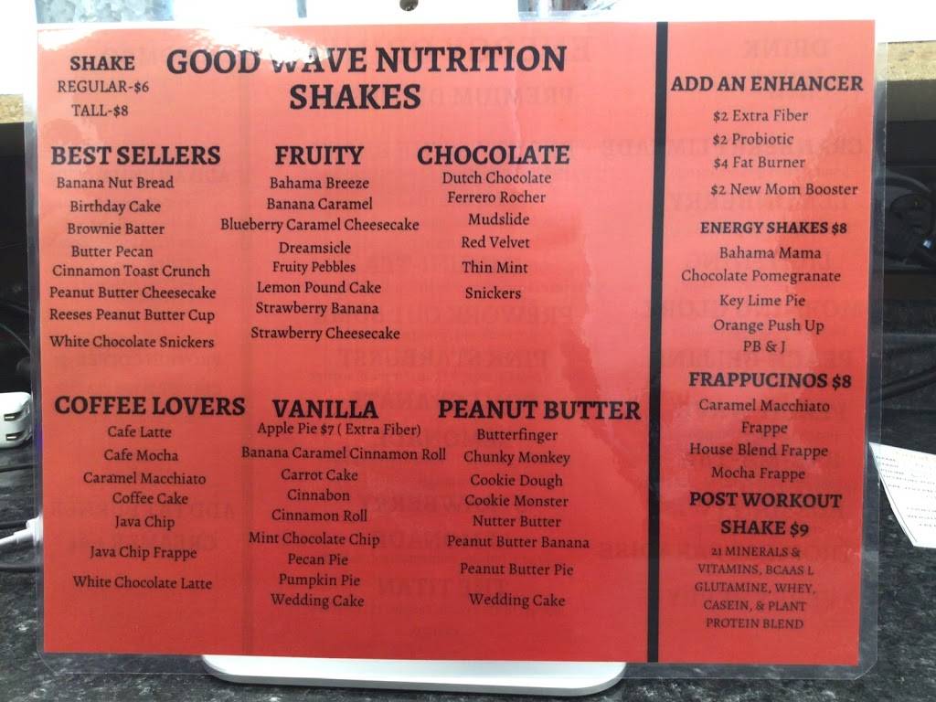 Good Wave Nutrition | restaurant | 1437 W Baddour Pkwy Ste B, Lebanon, TN 37087, USA | 6154708649 OR +1 615-470-8649