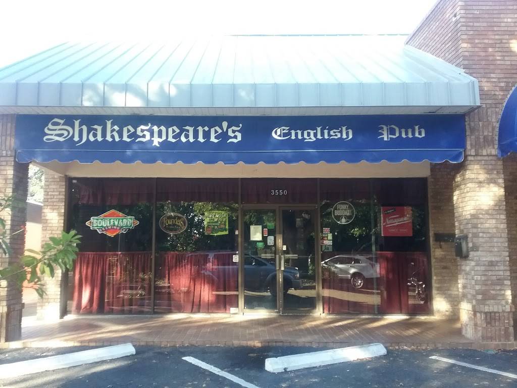Shakespeares Craft Beer and Gastro Pub | restaurant | 3550 S Osprey Ave, Sarasota, FL 34239, USA | 9413645938 OR +1 941-364-5938