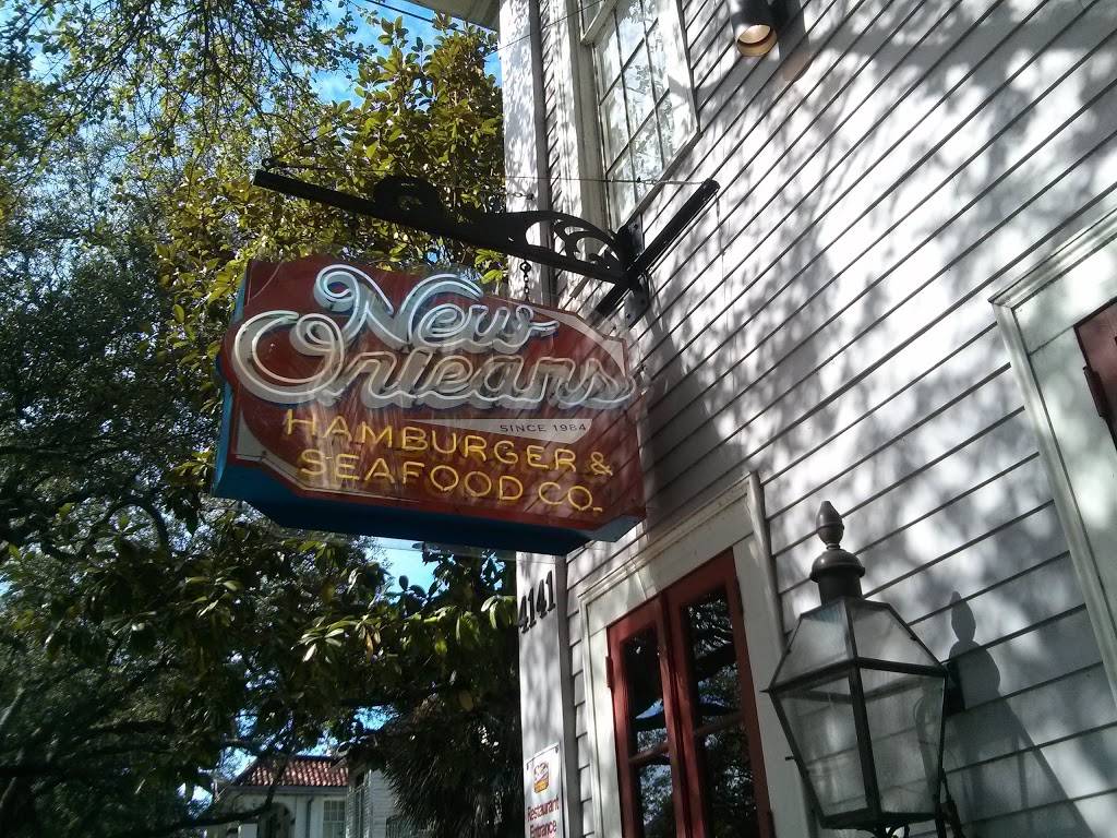 New Orleans Hamburger & Seafood Co | restaurant | 4141 St Charles Ave, New Orleans, LA 70115, USA | 5042479753 OR +1 504-247-9753