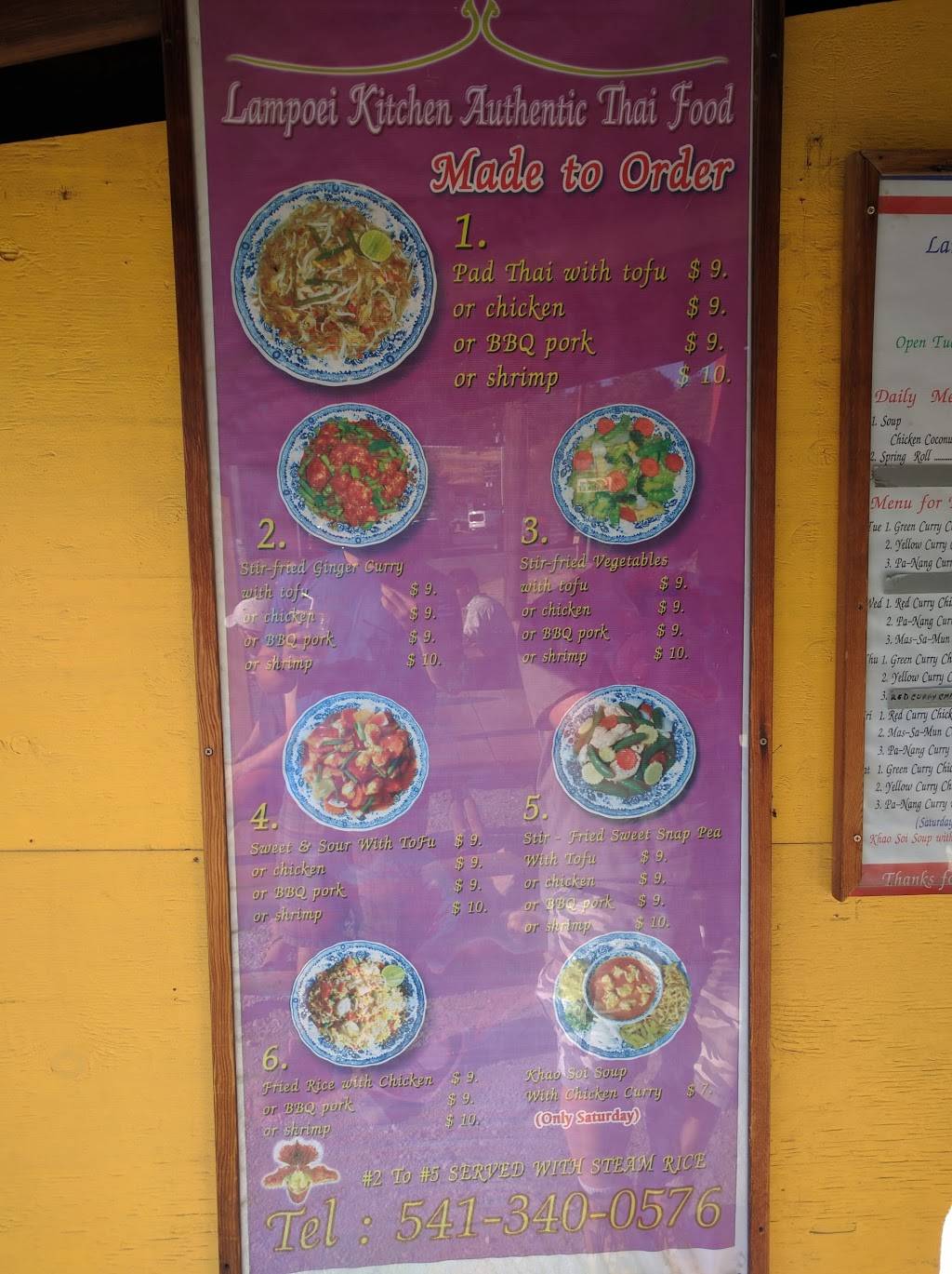 Lampoeis Thai Kitchen | restaurant | 108 OR-35, Hood River, OR 97031, USA | 5413400576 OR +1 541-340-0576