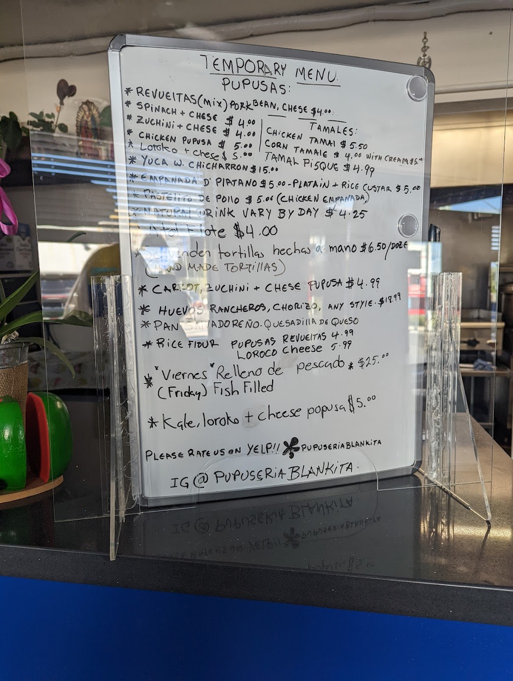 Pupuseria Blankita | restaurant | 48b N San Pedro Rd, San Rafael, CA 94903, USA | 4157853443 OR +1 415-785-3443