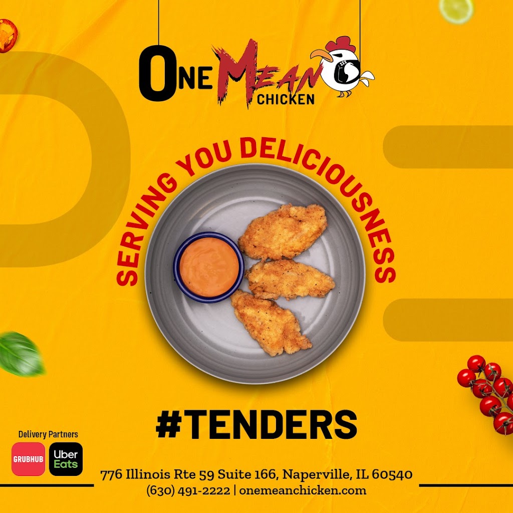 One Mean Chicken | restaurant | 776 Illinois Rte 59 Suite 166, Naperville, IL 60540, USA | 6304912222 OR +1 630-491-2222