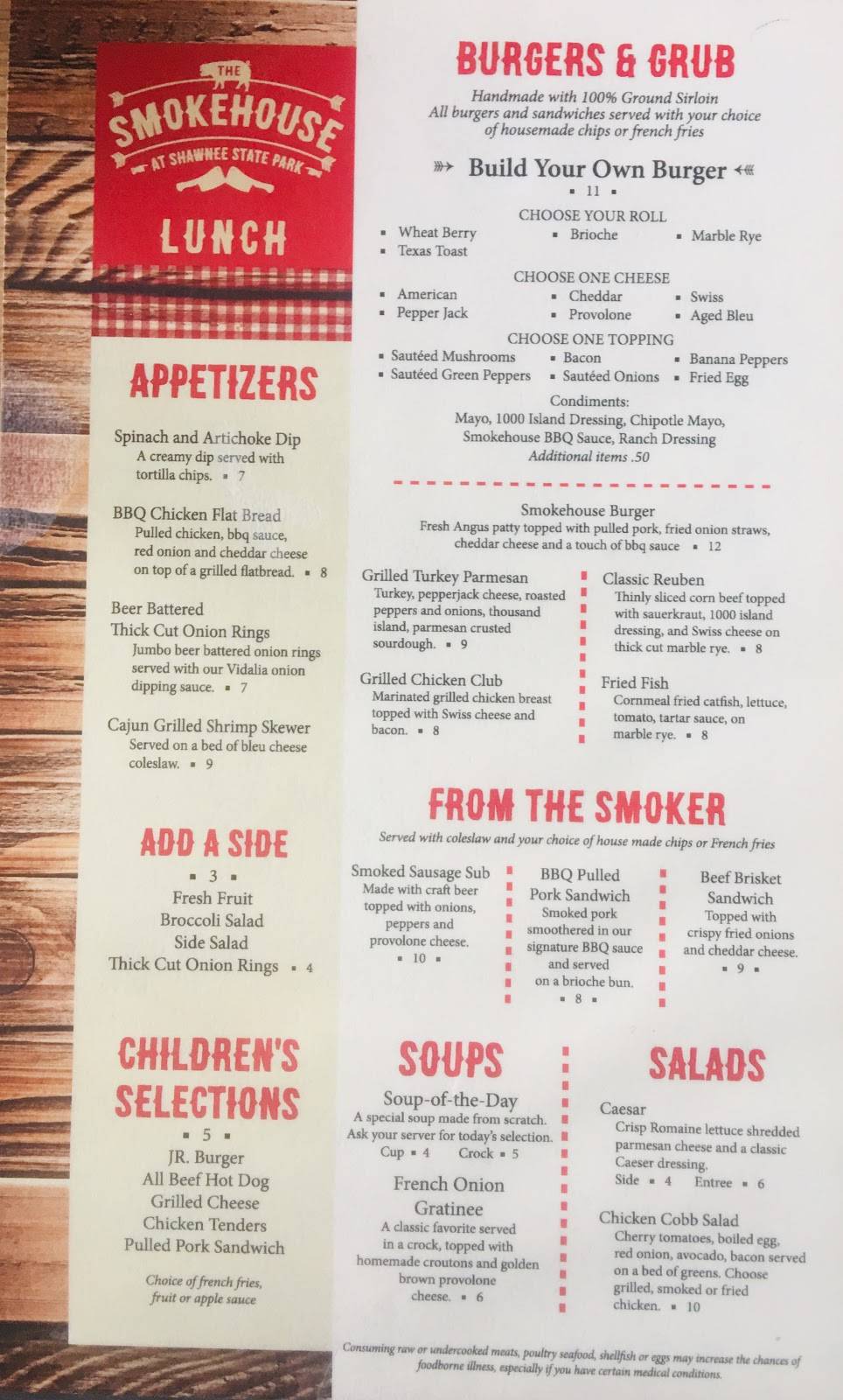 The Smokehouse at Shawnee Lodge | restaurant | 4404b OH-125, West Portsmouth, OH 45663, USA | 7408586621 OR +1 740-858-6621