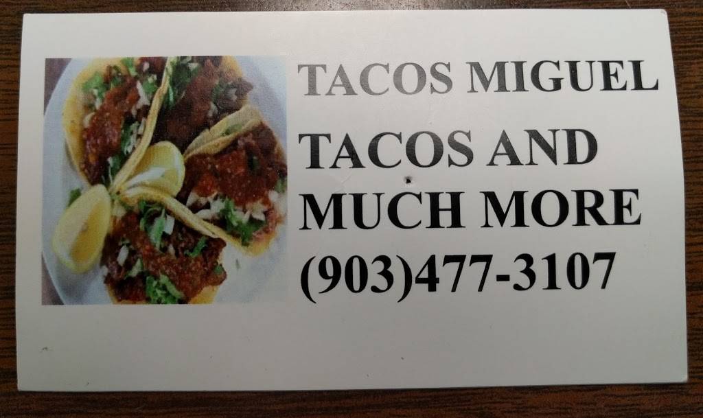 MIGUELS TACOS | restaurant | 425 E Royall Blvd, Malakoff, TX 75148, USA | 9034773107 OR +1 903-477-3107