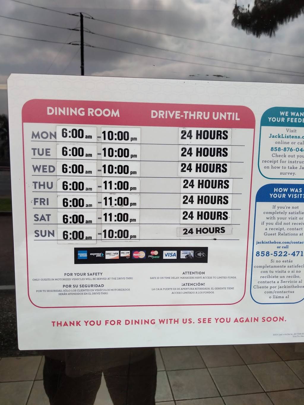 Jack in the Box | restaurant | 9515 Central Ave, Montclair, CA 91763, USA | 9096247625 OR +1 909-624-7625