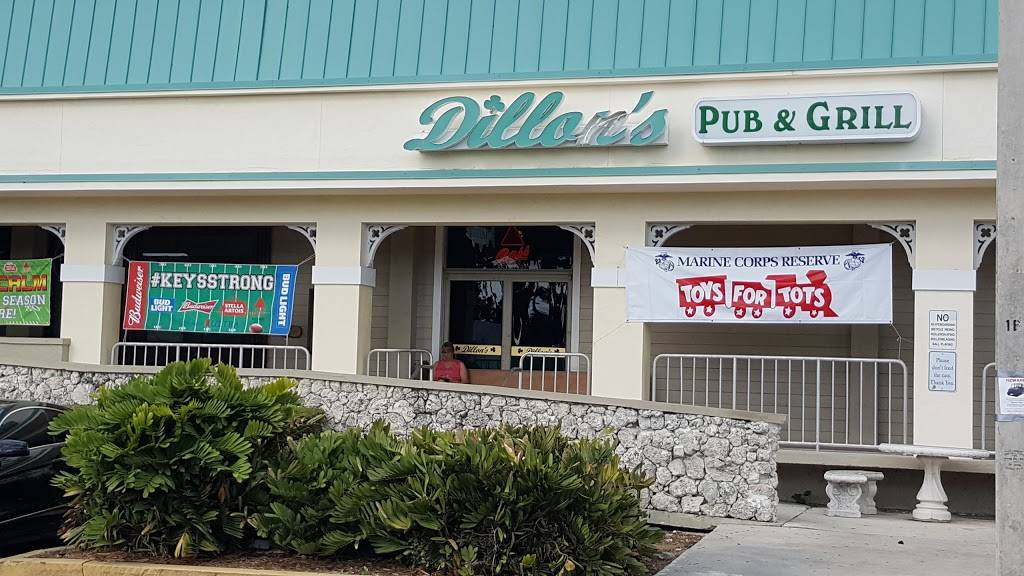 Dillons Pub & Grill | restaurant | 91200 Overseas Hwy, Tavernier, FL 33070, USA | 3058526929 OR +1 305-852-6929