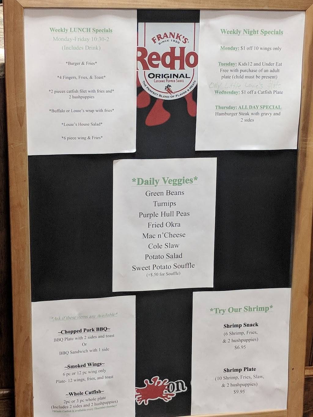 Louies chicken | restaurant | 1410 Gilmer Ave, Tallassee, AL 36078, USA | 3342520400 OR +1 334-252-0400