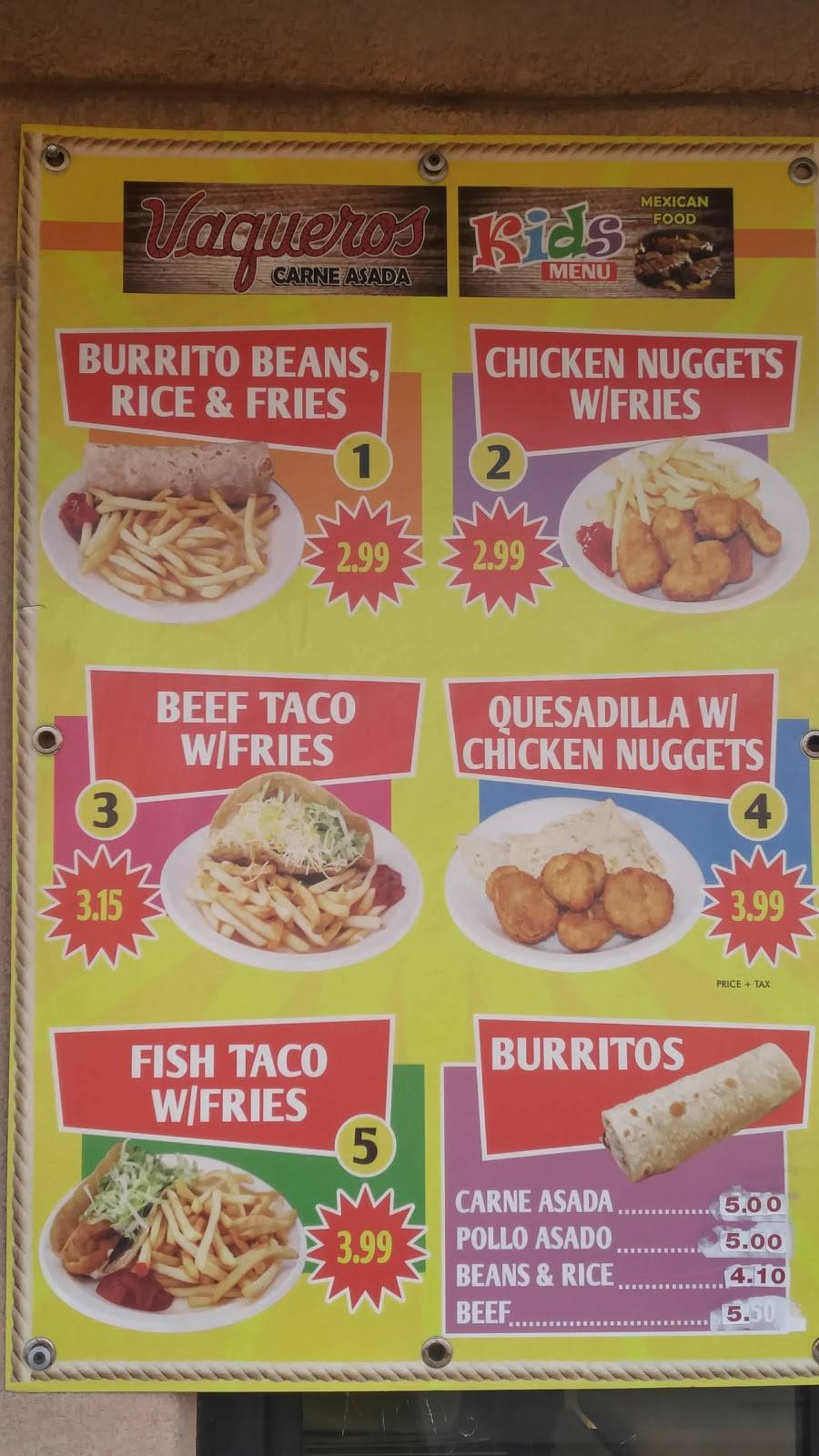 Vaqueros Carne Asada | restaurant | 3414 N 24th St, Phoenix, AZ 85026, USA | 6029552060 OR +1 602-955-2060