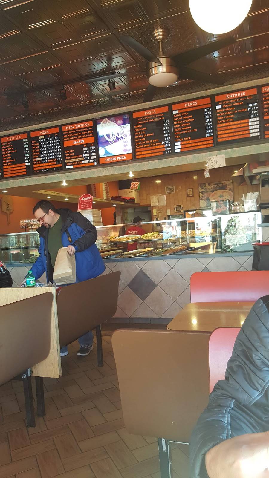 Luigi Pizza | restaurant | 10402 Atlantic Ave, Jamaica, NY 11416, USA | 7184414434 OR +1 718-441-4434