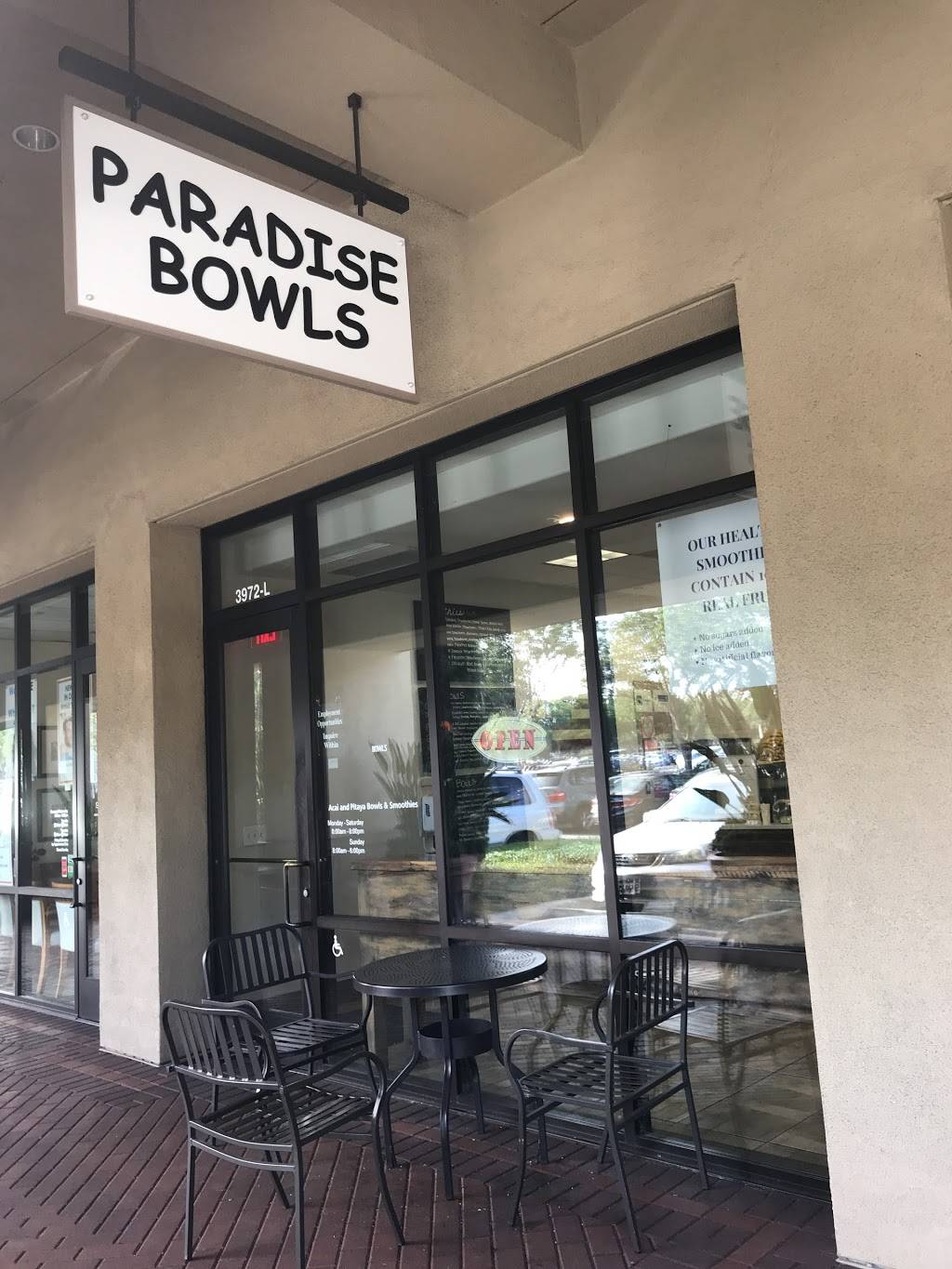 Paradise Bowls | restaurant | 3972 Barranca Pkwy, Irvine, CA 92606, USA | 9495025257 OR +1 949-502-5257