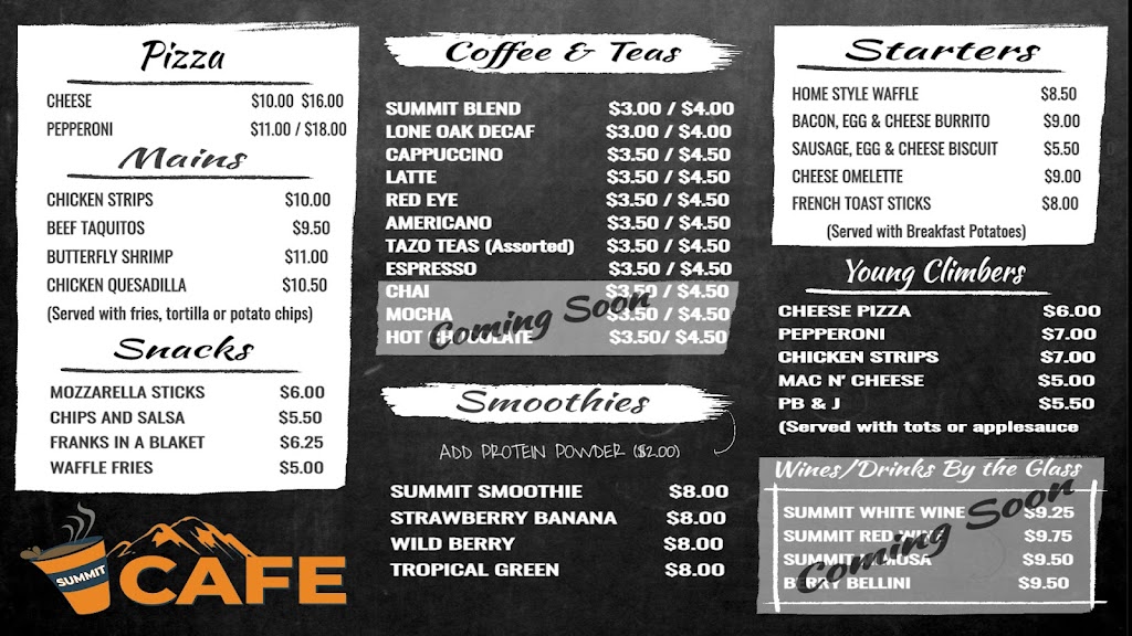 Summit Cafe | restaurant | 44810 Old Ox Rd, Sterling, VA 20166, USA | 8555786648 OR +1 855-578-6648