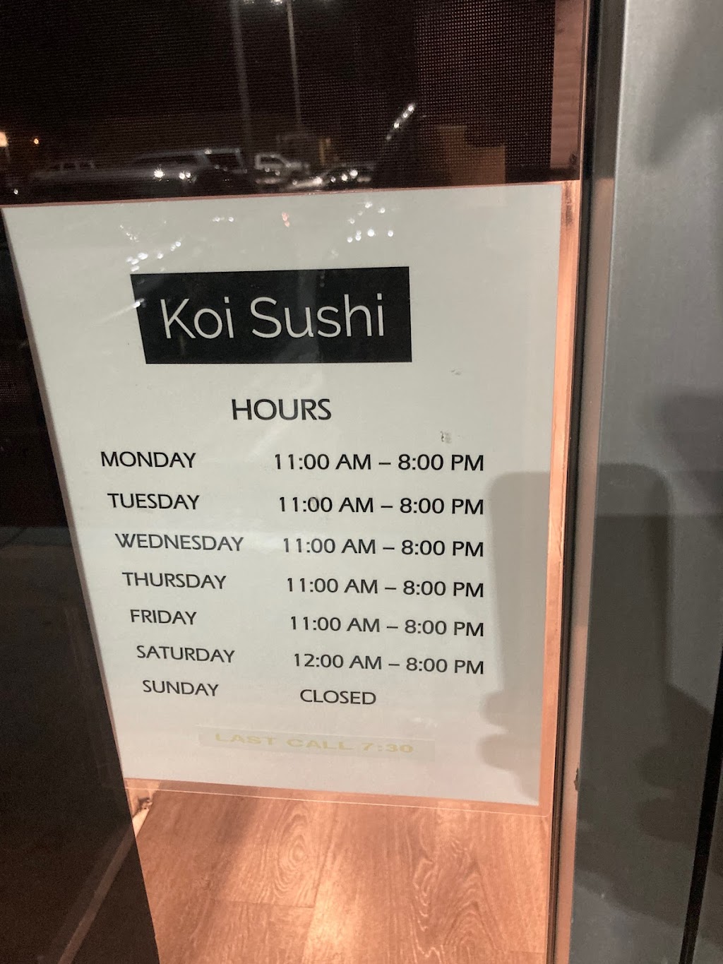 Koi Sushi | restaurant | 17878 Wika Rd, Apple Valley, CA 92307, USA | 7605031733 OR +1 760-503-1733