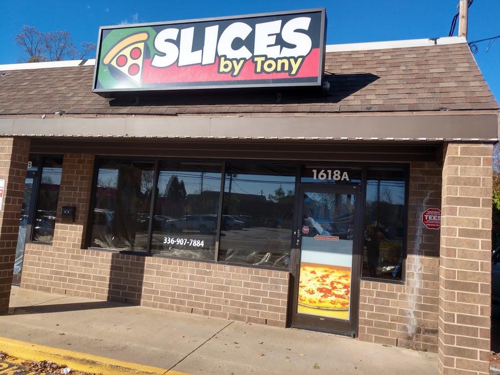 Slices By Tony - Spring Garden | restaurant | 1618 Spring Garden St, Greensboro, NC 27403, USA | 3369077884 OR +1 336-907-7884