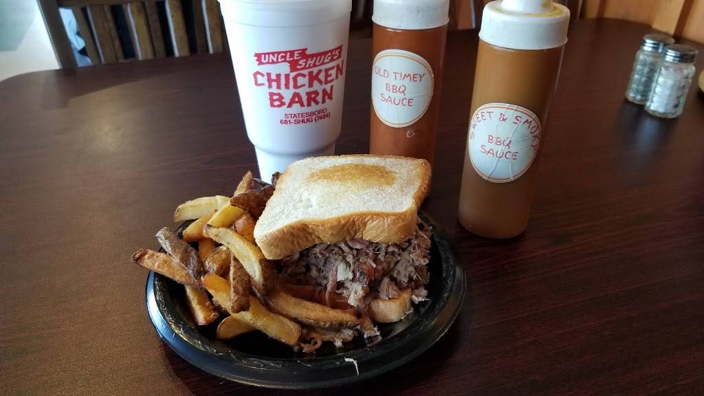 Uncle Shugs Bar-B-Q Place | restaurant | 105 US-80, Brooklet, GA 30415, USA | 9128427484 OR +1 912-842-7484