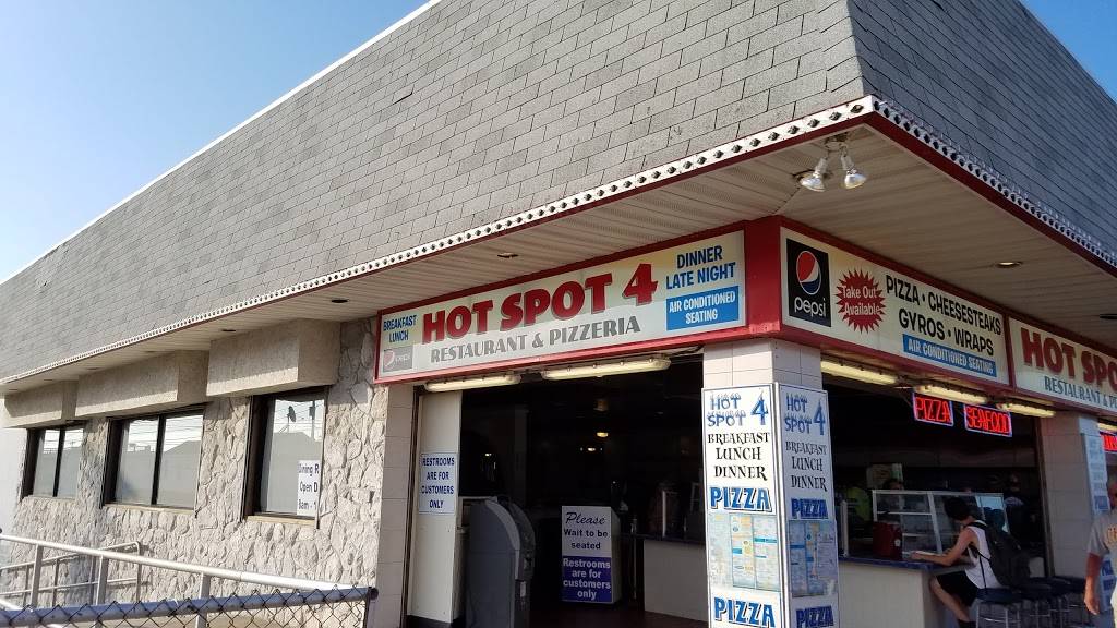 Hot Spot 4 | restaurant | 3816 Boardwalk, Wildwood, NJ 08260, USA | 6095229777 OR +1 609-522-9777