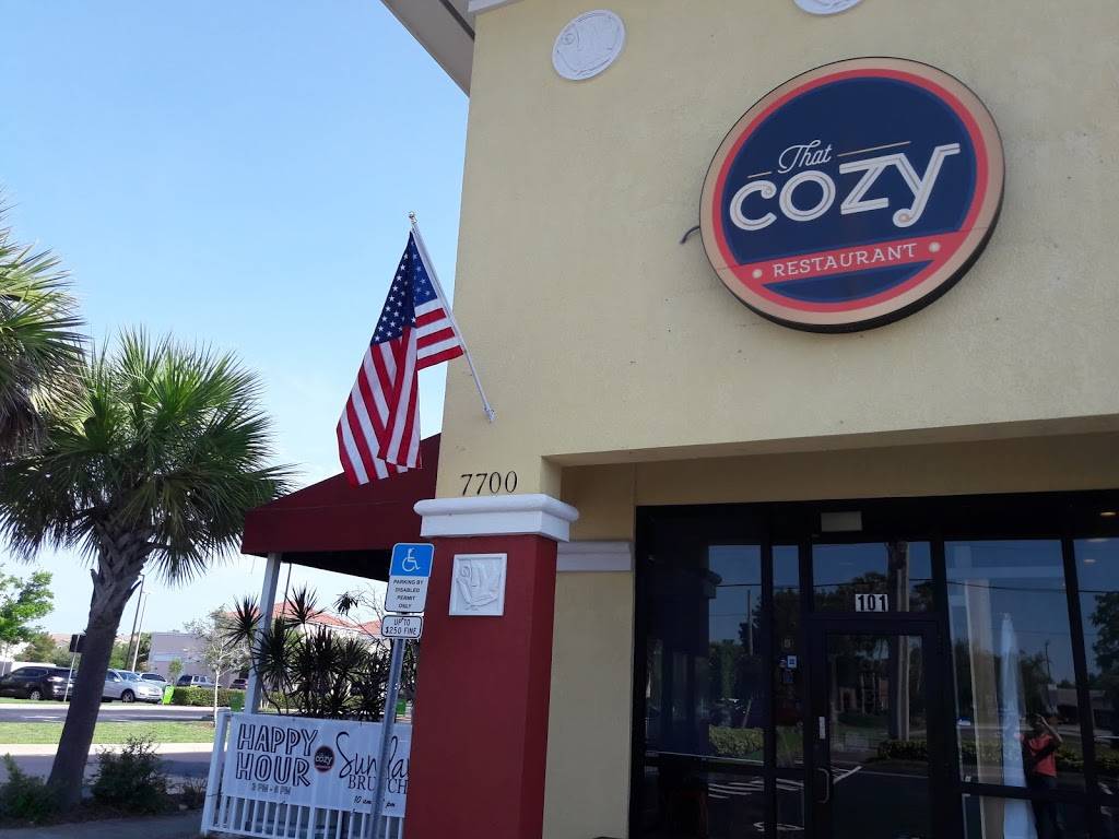 That COZY Restaurant | restaurant | 7700 N Wickham Rd #101, Melbourne, FL 32940, USA | 3214253197 OR +1 321-425-3197