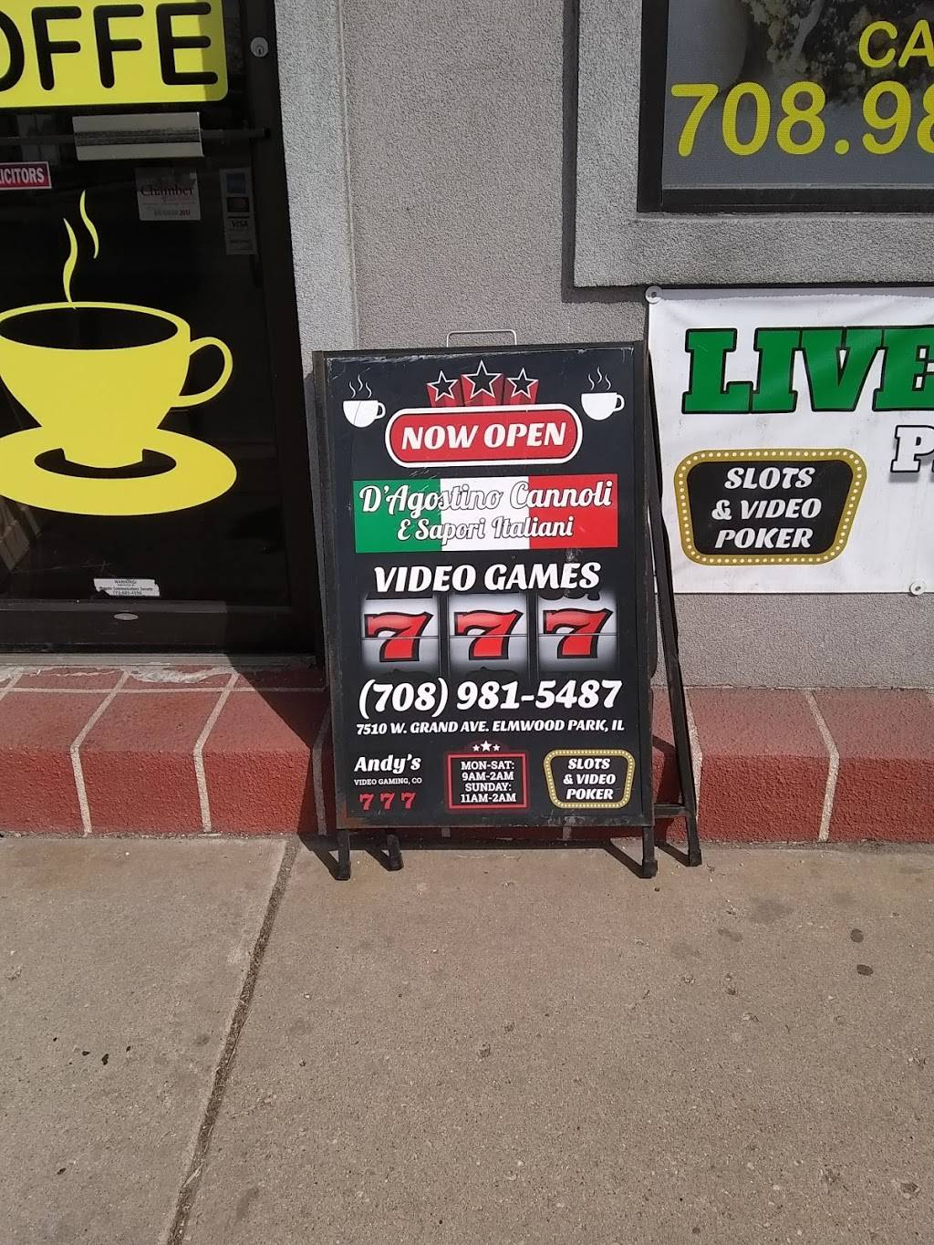 DAgostino Cannoli & Sapori Italiani | restaurant | 7510 W Grand Ave, Elmwood Park, IL 60707, USA | 7089815487 OR +1 708-981-5487