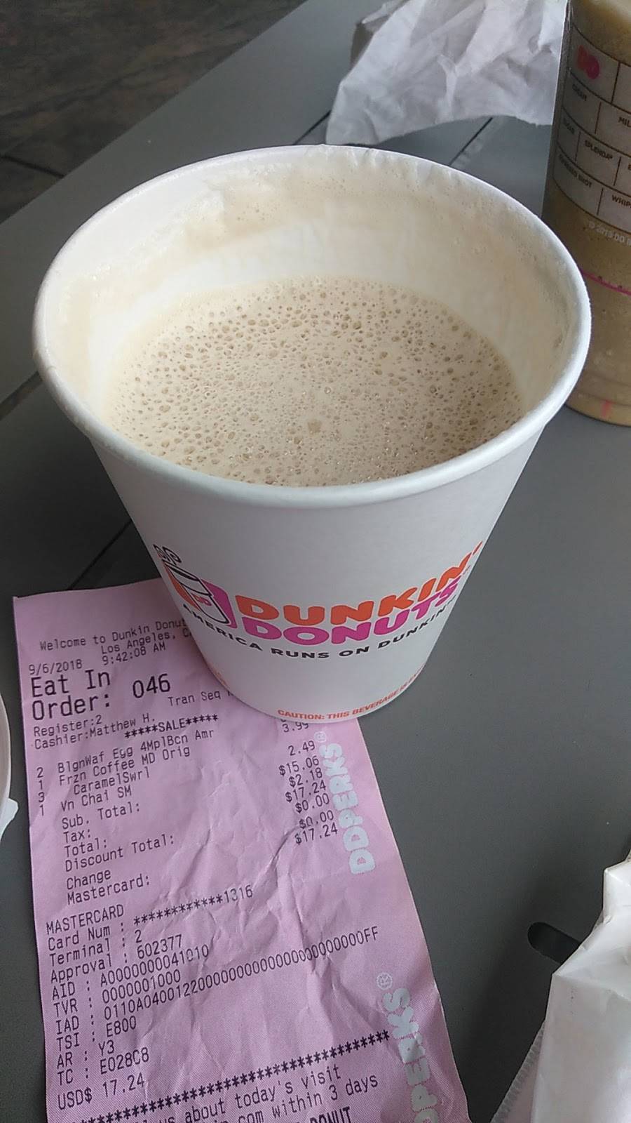 Dunkin | cafe | 2300 Venice Blvd, Los Angeles, CA 90019, USA | 3236434554 OR +1 323-643-4554