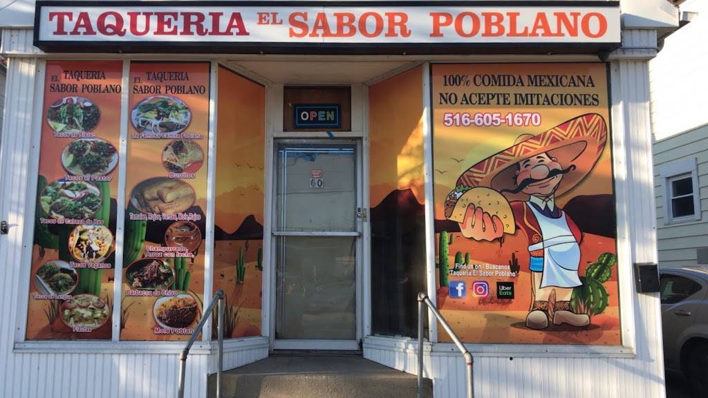 Taqueria El Sabor Poblano | restaurant | 60 E Marie St, Hicksville, NY 11801, USA | 5166051670 OR +1 516-605-1670