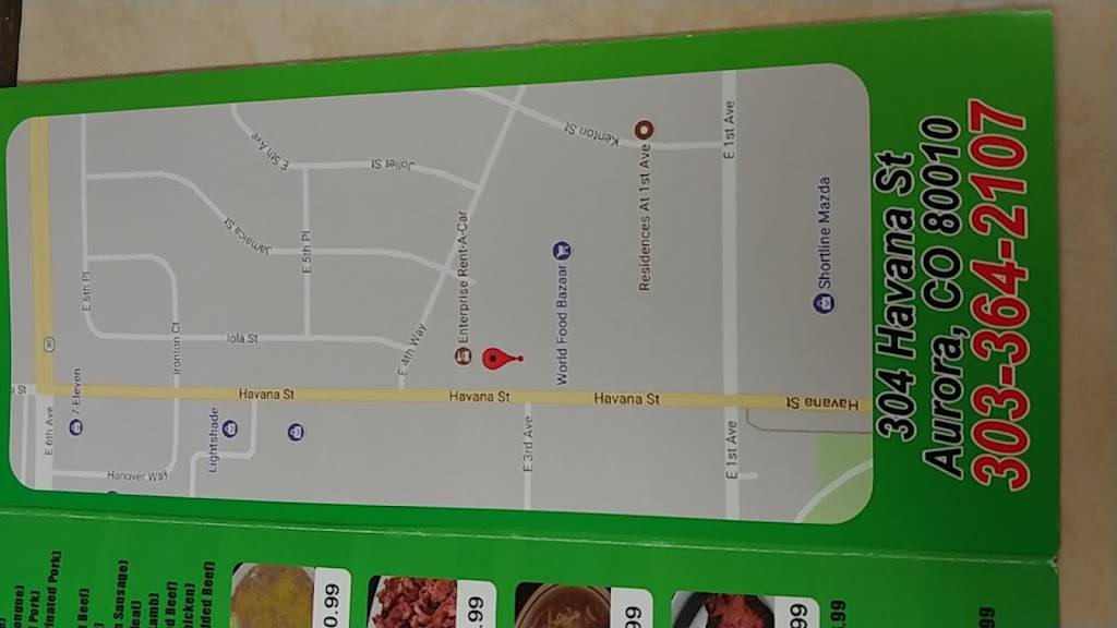 Taqueria El Gallito Mexican Food | restaurant | 304 Havana St, Aurora, CO 80010, USA | 3033642107 OR +1 303-364-2107