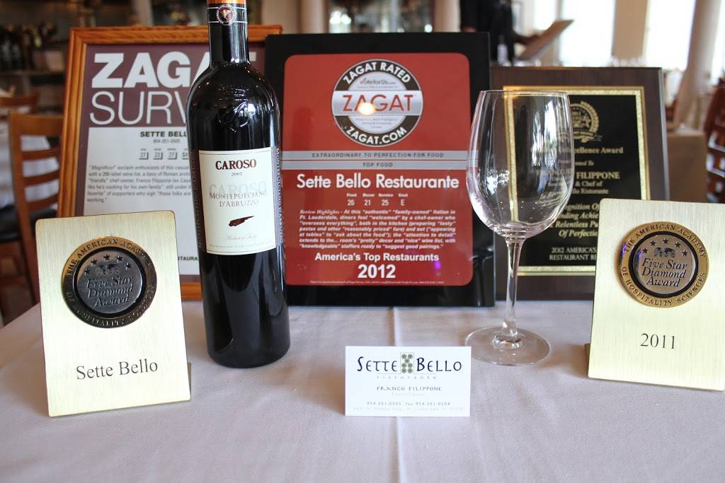 Sette Bello Ristorante | restaurant | 6241 N Federal Hwy, Fort Lauderdale, FL 33308, USA | 9543510505 OR +1 954-351-0505