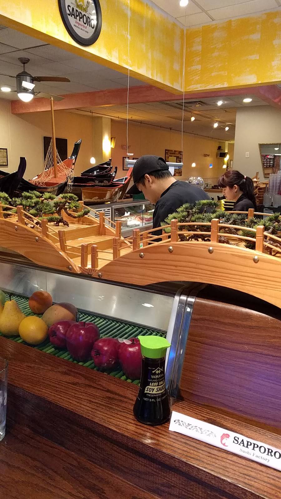 Sapporo Sushi Factory | restaurant | 732 N State St, Westerville, OH 43082, USA | 6148957575 OR +1 614-895-7575