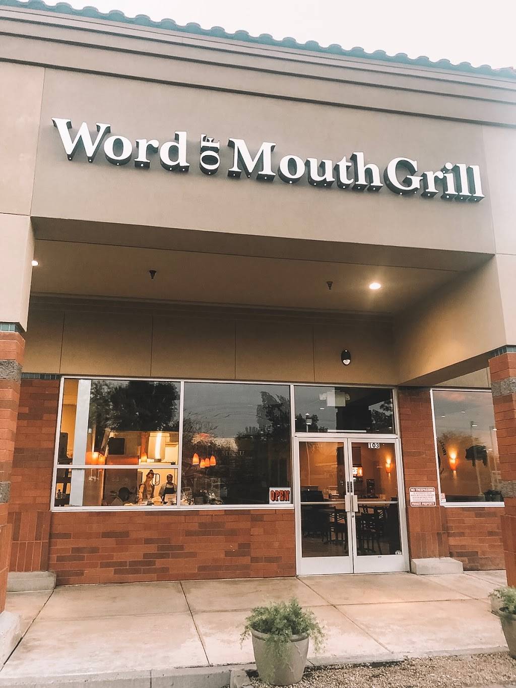 Word Of Mouth Grill | restaurant | 7660 S McClintock Dr, Tempe, AZ 85284, USA | 4806216247 OR +1 480-621-6247