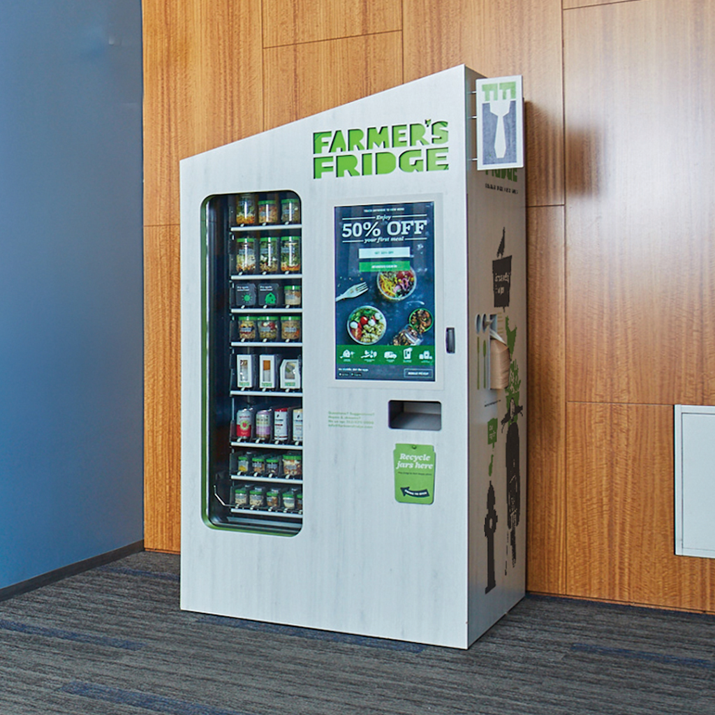 Farmers Fridge | restaurant | Located in the walkway connecting C & D Buildings, 451 Clarkson Ave, Brooklyn, NY 11203, USA | 3122290099 OR +1 312-229-0099